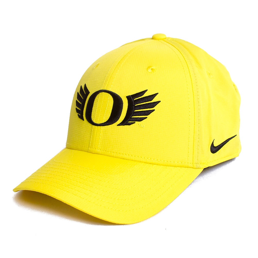 O Wings, Nike, Yellow, Curved Bill, Performance/Dri-FIT, Accessories, Unisex, Structured, Basic, Adjustable, Hat, 808553